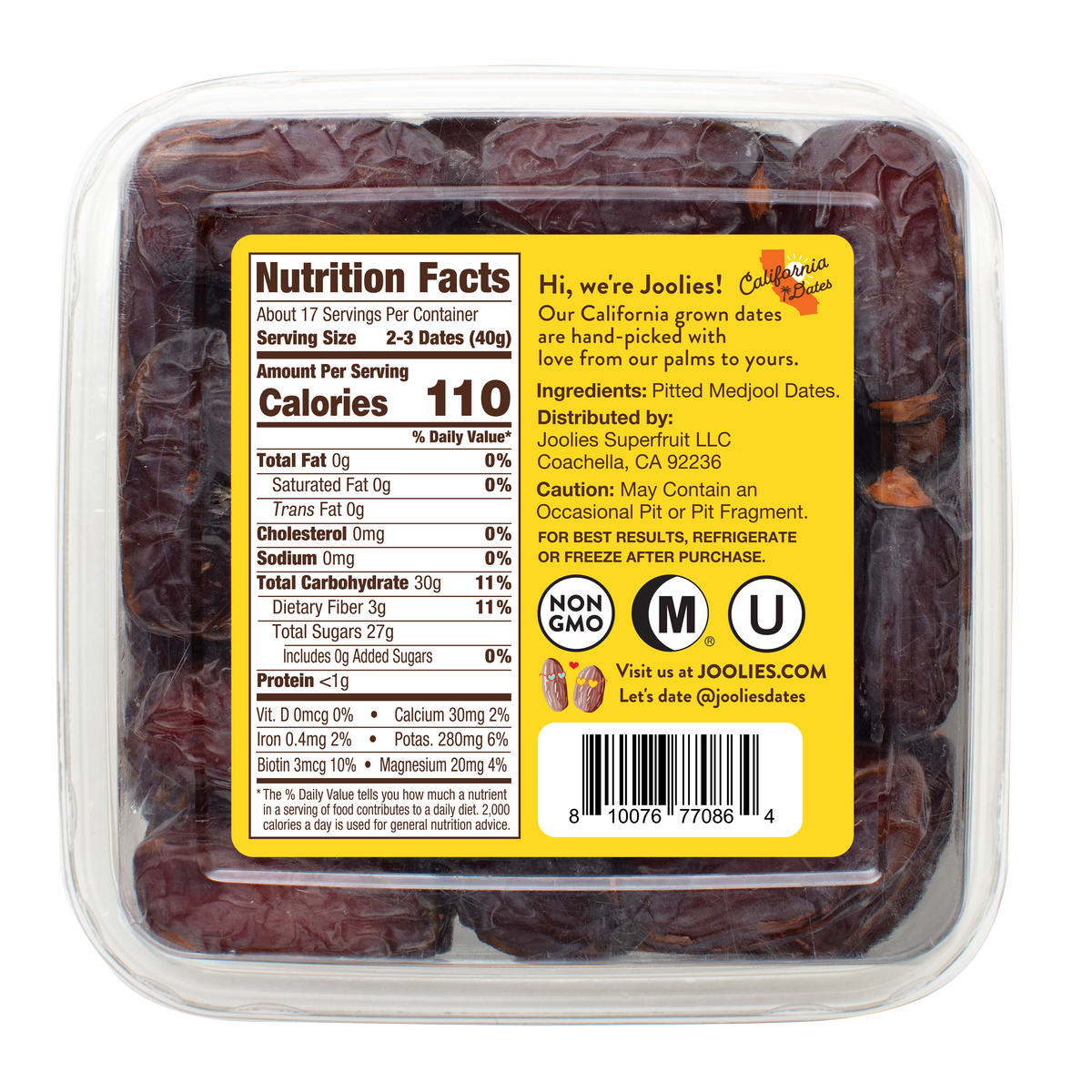 Pit-Free Medjool Dates