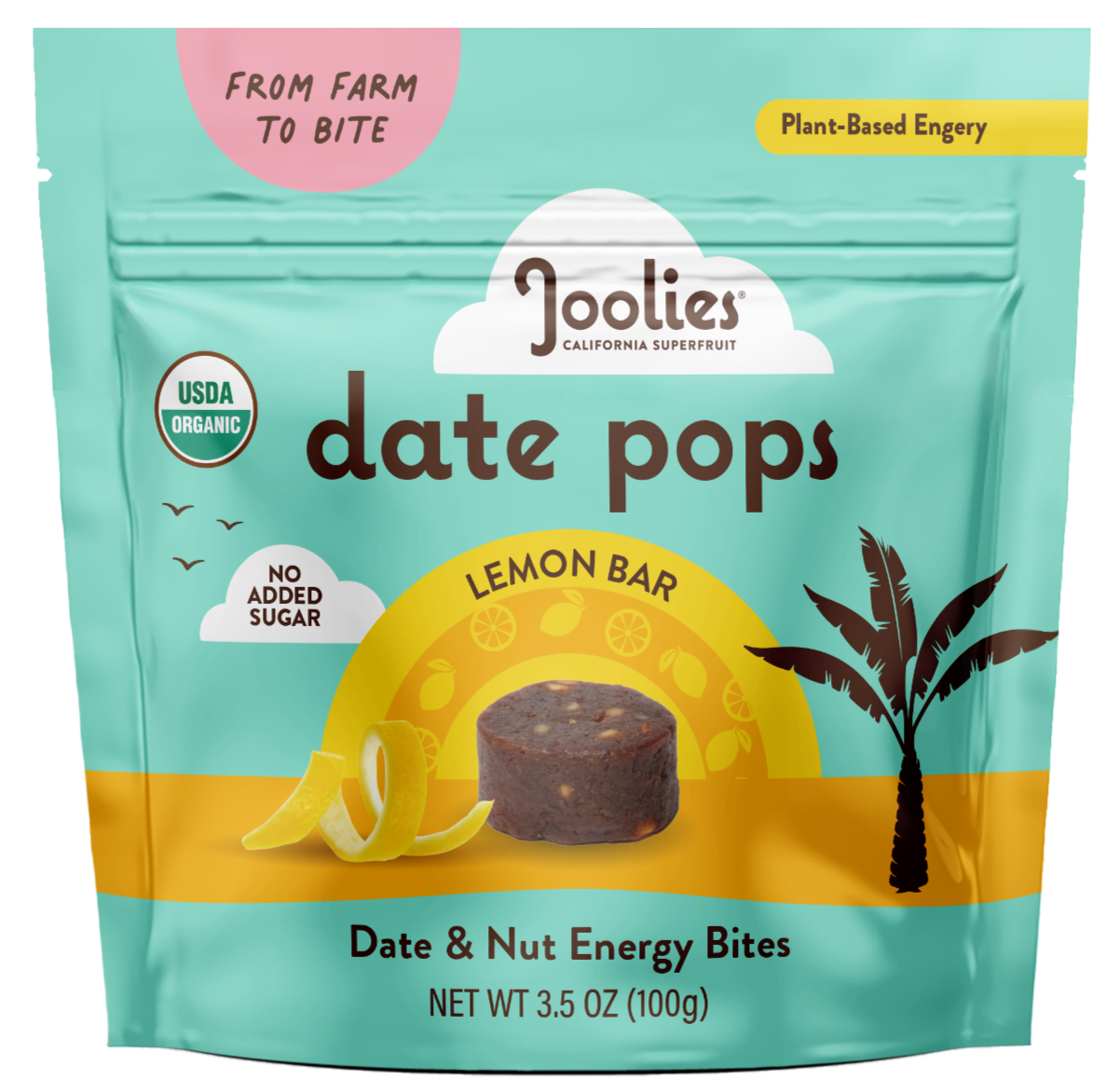 Date Pops - Lemon Bar 6 ct