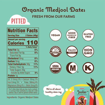 Organic Pit-Free Medjool Dates