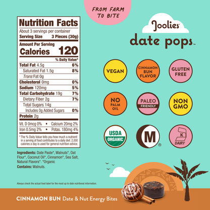 Cinnamon Bun Date Pops