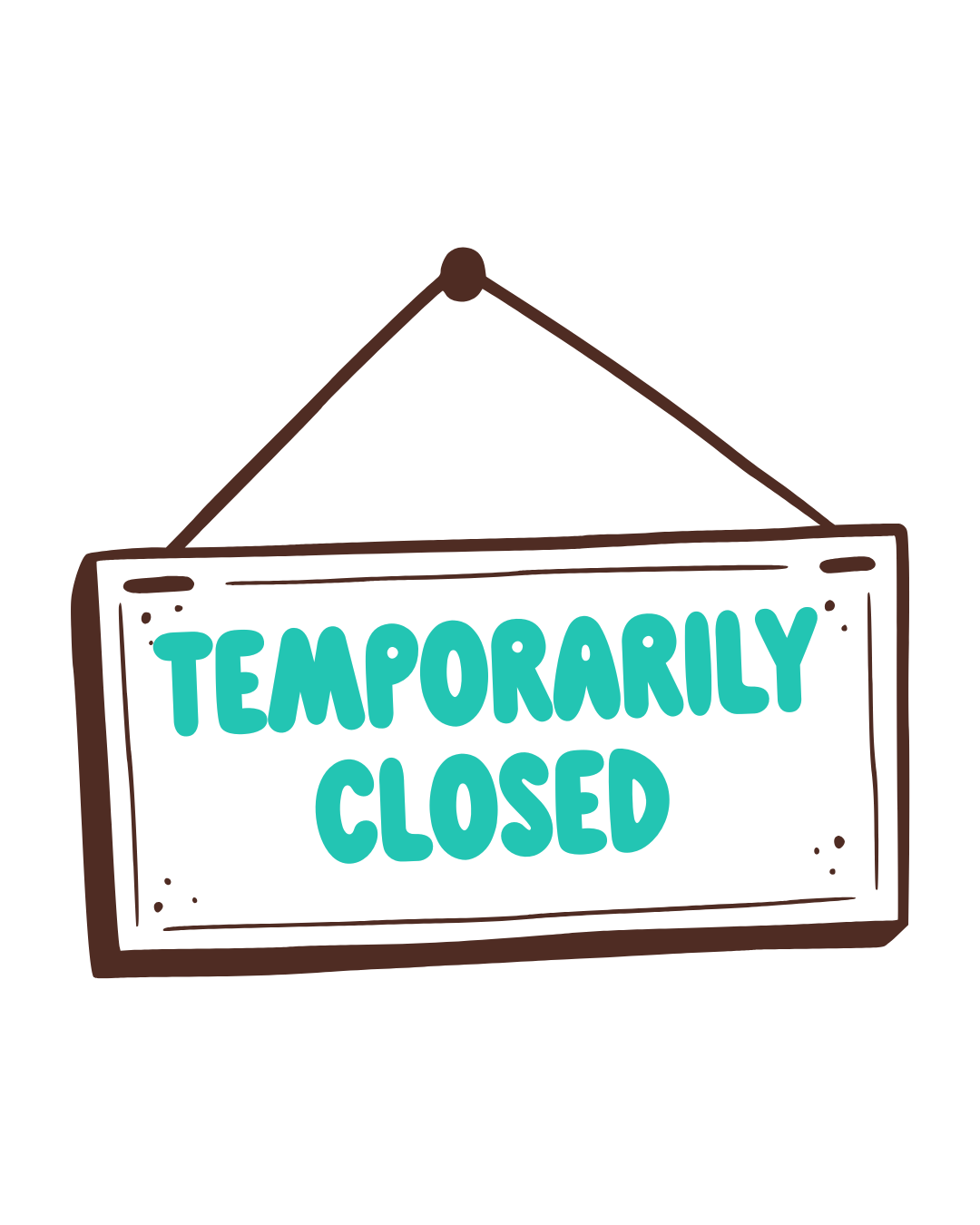 Closed For The Summer sign